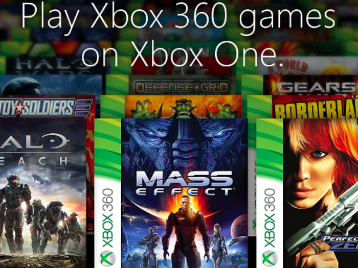 Also know that no matter which configuration you pick, all Xbox One consoles play a large-and-growing library of the classic Xbox 360 games you might already own, for no extra charge beyond the games themselves.