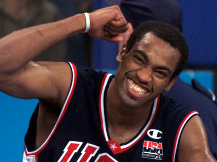 Vince Carter was one of the stars of the US basketball team after pulling off "le dunk de la mort" — his wild dunk over 7-foot French center Frederic Weis.