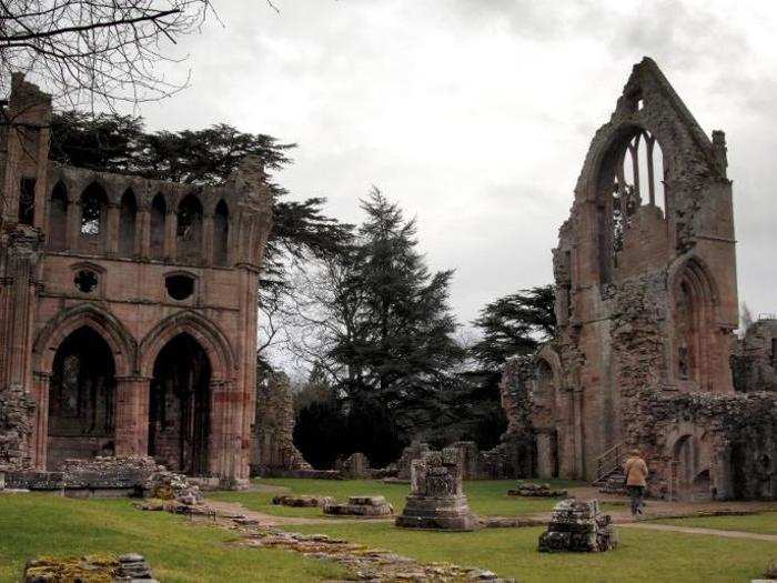 15. Dryburgh Abbey in the Scottish Borders dates back to 1150. It