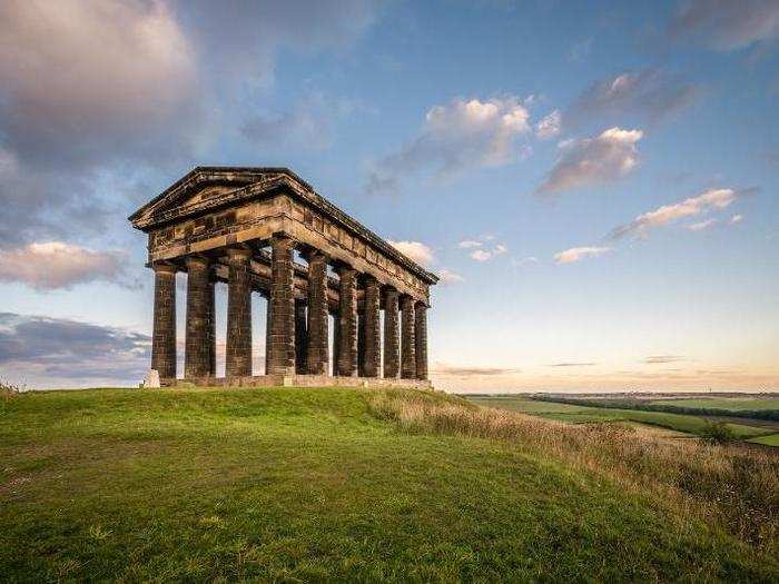 1. The Penshaw Monument in Sunderland is a copy of the Greek Temple of Hephaestus in Athens.