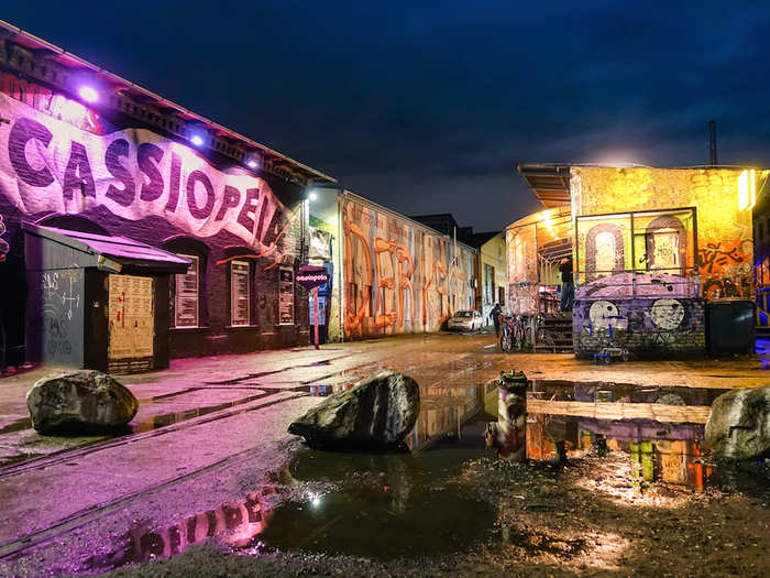 2. Berlin comes alive at night, when techno music pours from unlikely buildings — one popular club, the Golden Gate is housed inside an old bicycle shop. Hardcore partygoers will keep dancing late into the morning.