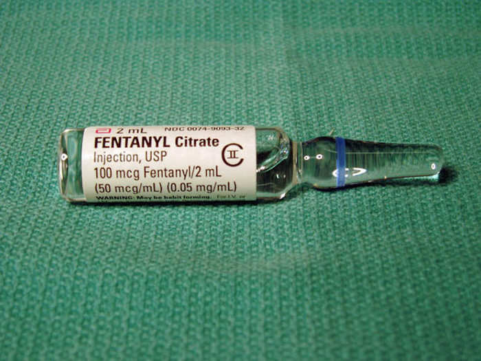 Fentanyl, which is also available in a patch or liquid, is 80 to 100 times more powerful than morphine and about 40 to 50 times more potent than 100% pure heroin.