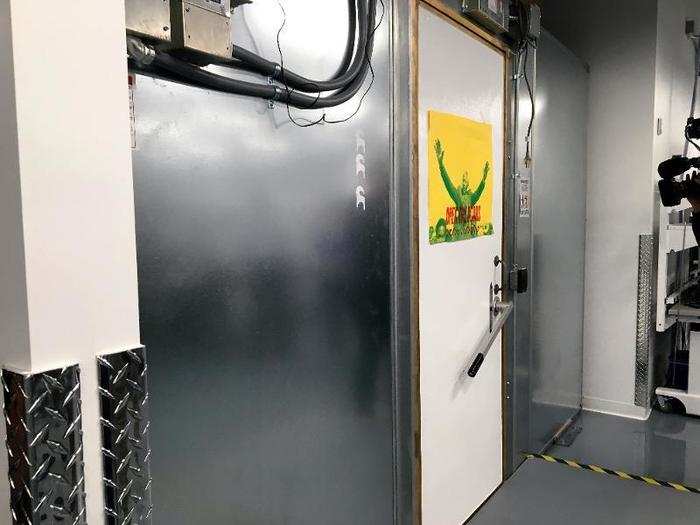 Area 404 is also home to this RF isolation chamber, which blocks out all radio signals. That