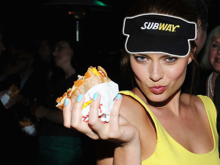 As a teen, she made sandwiches at a Subway in Melbourne. Six months after Robbie landed her first major acting role, the company hired her for a commercial.