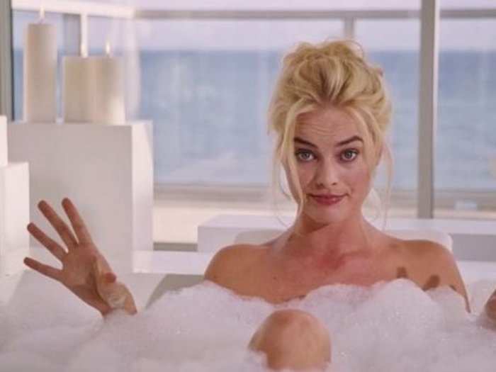 Robbie popped up in best picture nominee "The Big Short." In it, she explained collateralized debt obligations while in a bathtub.