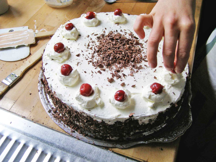 Schwarzwälder kirschtorte is one of the most elaborate cakes you