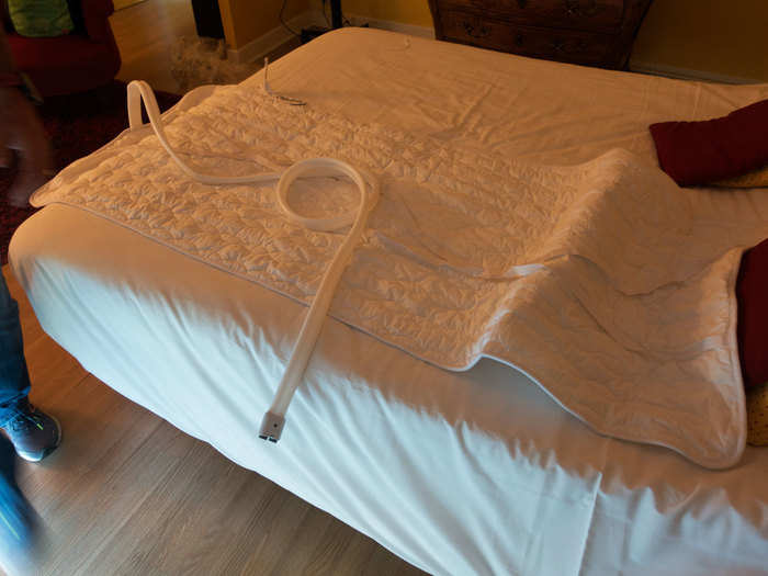 Cannondale-Drapac brought cooling mattress toppers called ChiliPads from the US.