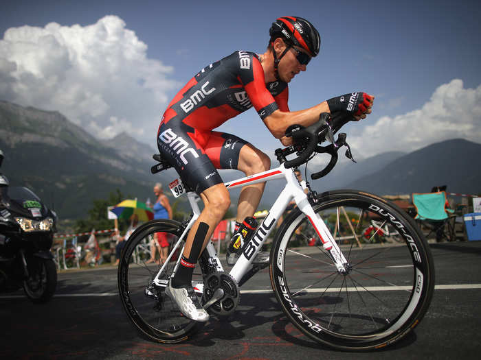 Wearable tape: Many riders, including Tejay van Garderen, spent some time during the Tour racing with kinesio tape, which helps with recovery from injury by providing support and stability to muscles and joints without restricting range of motion.