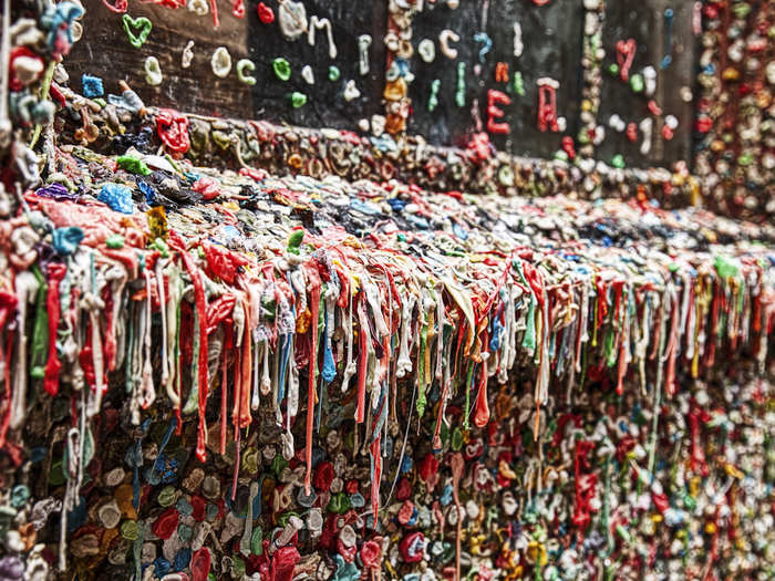 19. Gum Wall, Seattle, Washington