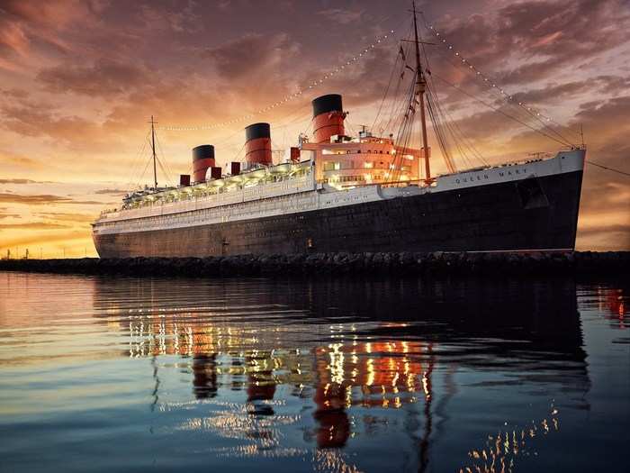 15. The Queen Mary, Long Beach, California