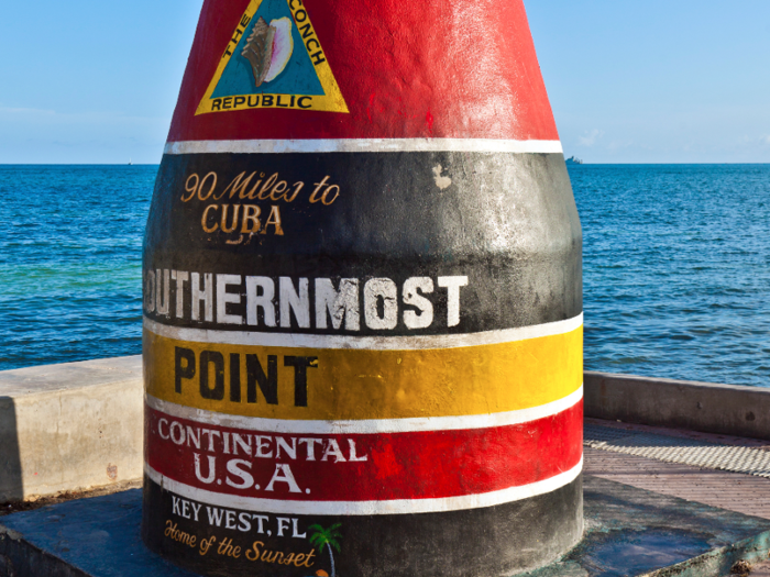 14. Southernmost Point Buoy, Key West, Florida