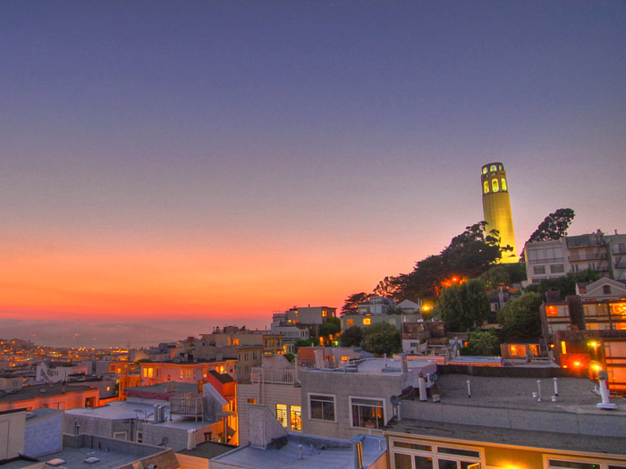 7. Coit Tower, San Francisco, California