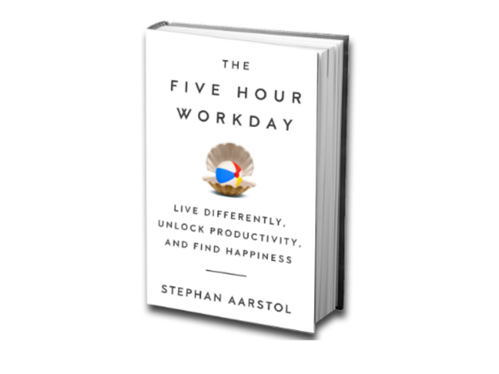 To share his thoughts, he recently published a book titled, "The Five Hour Workday."