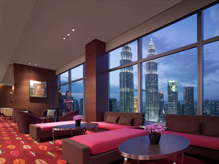 7. Sleek, modern, and impeccably designed, the Traders Hotel Kuala Lumpur is as much a visual treat as a luxurious place to stay in Malaysia