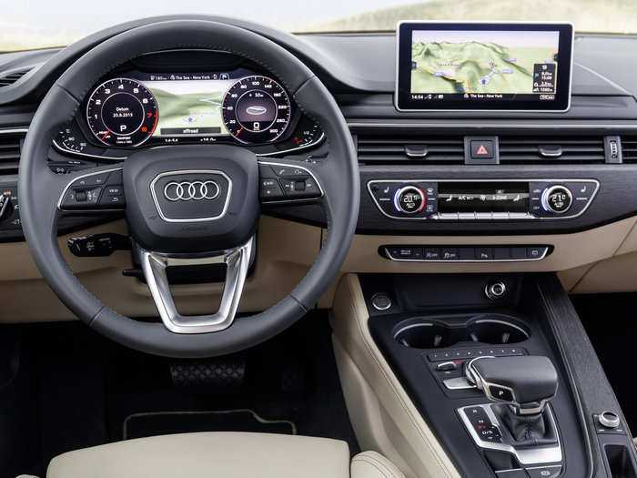 The car comes with a 12.3-inch "Virtual Cockpit" where the instrument cluster normally is. The driver can opt to view the traditional information normally there or switch to see the infotainment system.