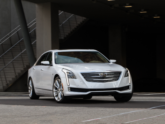 6. The 2016 Cadillac CT6 is loaded with semi-autonomous features like lane-keeping assist, collision avoidance, and automatic braking.