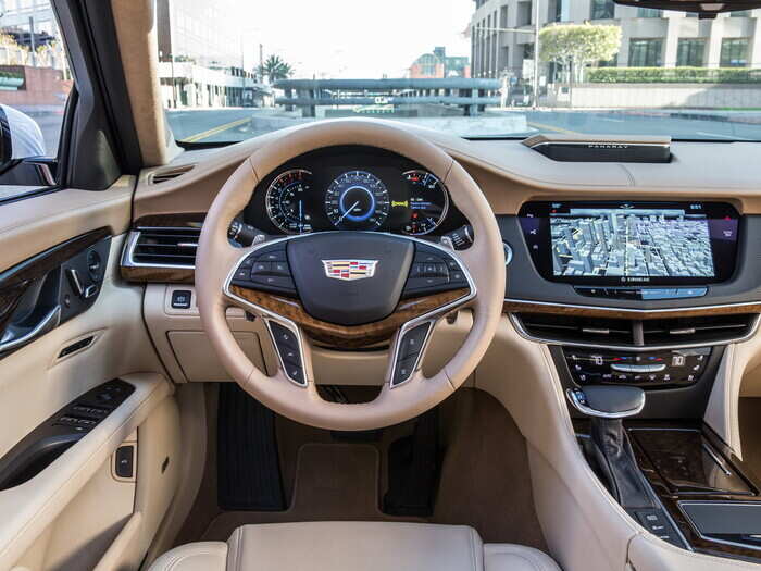 The CT6 also comes with a 10-inch touchscreen on the center console.