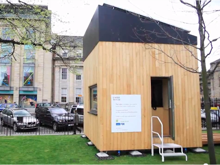 This 100 square-foot environmentally-friendly house will actually earn you money.