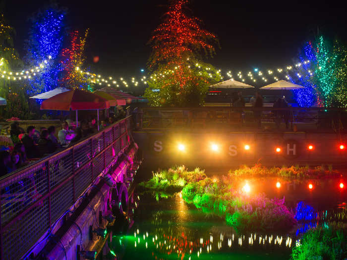 Spruce Street Harbor Park in Philadelphia, Pennsylvania.