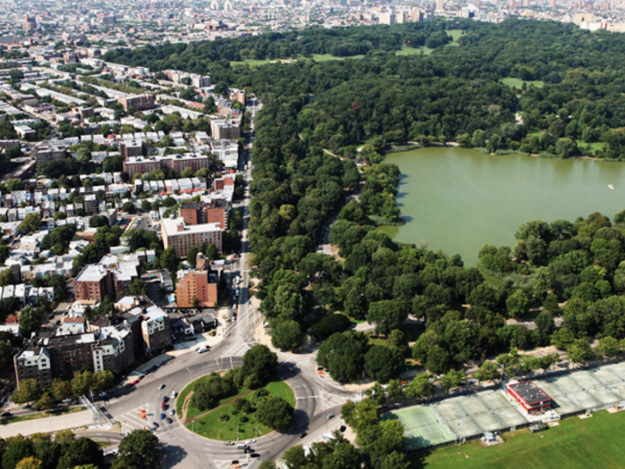 Prospect Park in Brooklyn, New York.