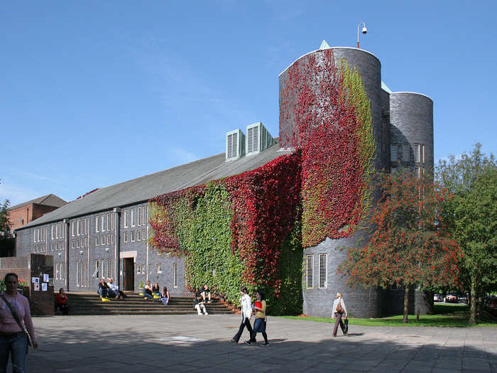 12. Built in 1965, the chapel at Keele University near Staffordshire is a modern take on the UK