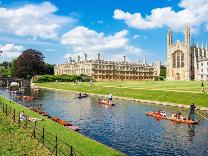 1. Many of the University of Cambridge colleges — like King