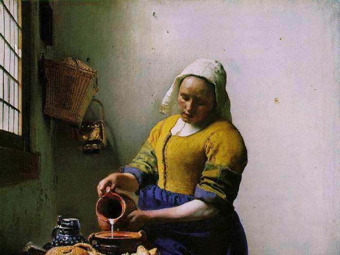 RIJKSMUSEUM, AMSTERDAM, THE NETHERLANDS: Johannes Vermeer was one of the great Dutch artists. His work is prominently displayed at Rijksmuseum. "The Milkmaid," a simple yet beautiful portrayal of ordinary life in the 17th century, hangs in the museum.