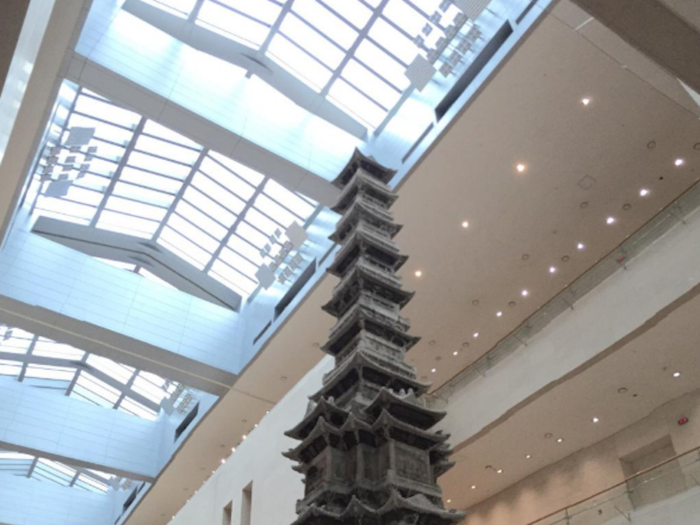 NATIONAL MUSEUM OF KOREA, SEOUL, SOUTH KOREA: The 10-story Gyeongcheonsa Pagoda, constructed in 1348, is considered a Korean national treasure.