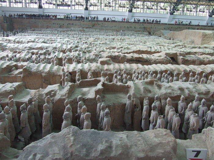 THE MUSEUM OF QIN TERRA-COTTA WARRIORS AND HORSES, XIAN, CHINA: 
See the incredible Terracotta Army that surrounds Emperor Qin Shi Huang