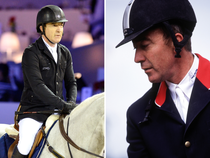 Michael Whitaker (left) and younger brother John, of Great Britain, are legends in the equestrian world. Rio is their fourth Olympics together.