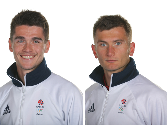 Callum Hawkins (left) will run the marathon for Great Britain alongside older brother Derek.