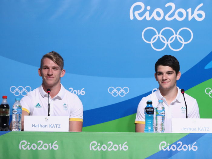 Nathan Katz (left) and younger brother Josh are judo fighters for Australia. The brothers originally hoped to make the 2020 Olympic team, but performed so well this year that they were selected for Rio.