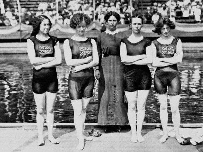 Stockholm, 1912: The Swedish Olympic games in 1912 were the first to feature women