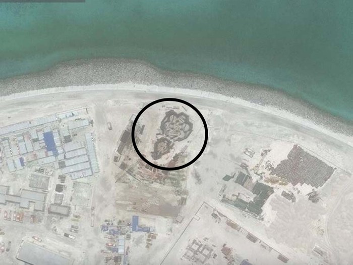 No one knows what these hexagonal structures the Chinese keep building in South China Sea are for