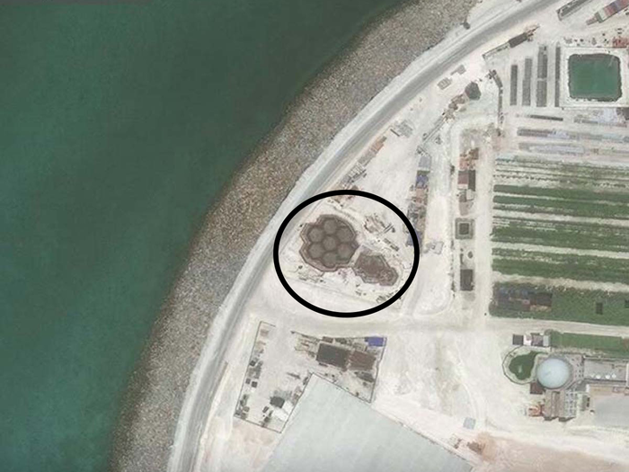 No one knows what these hexagonal structures the Chinese keep building in South China Sea are for