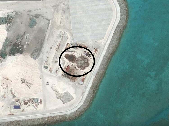 No one knows what these hexagonal structures the Chinese keep building in South China Sea are for