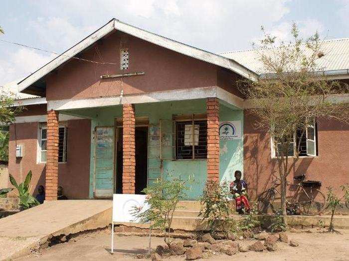 Lugasa is composed of three main buildings, including one where women give birth and undergo family planning procedures (pictured), one for consultations and another where vaccinations are given.