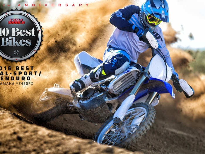 Best dual-sport/enduro bike: Yamaha YZ450FX