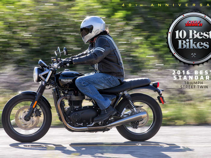 Best standard bike: Triumph Bonneville Street Twin