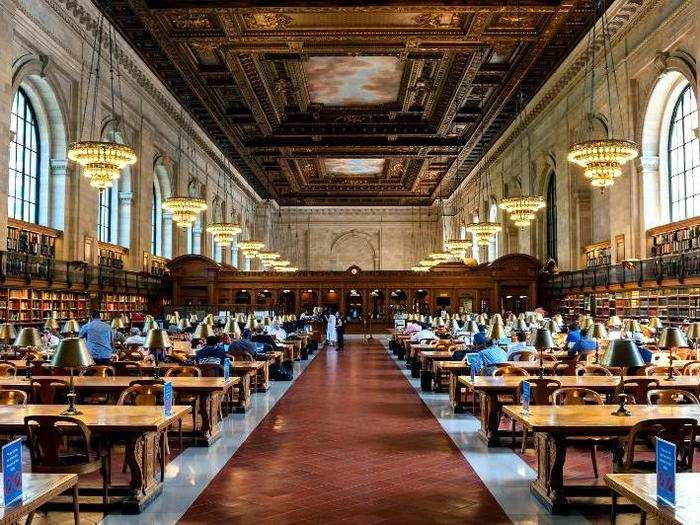 New York Public Library in New York, New York, USA