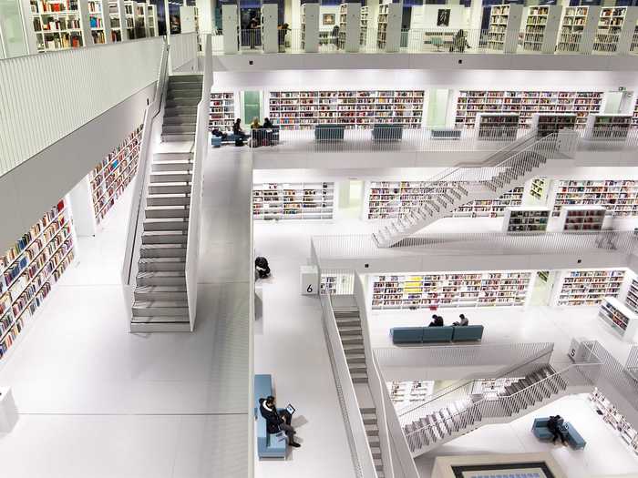 Stuttgart City Library in Stuttgart, Germany