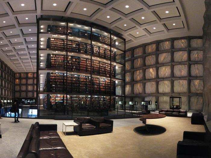 Beinecke Rare Book Library in New Haven, Connecticut, USA