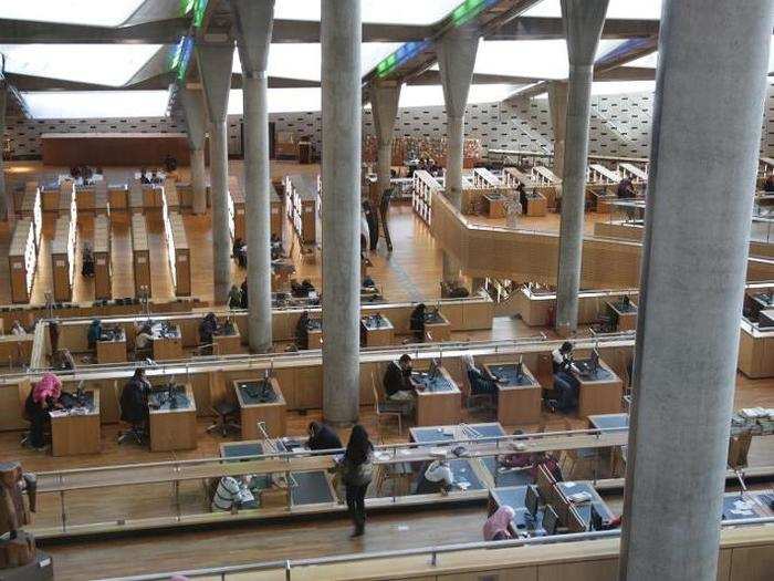 Alexandria Library in Alexandria, Egypt