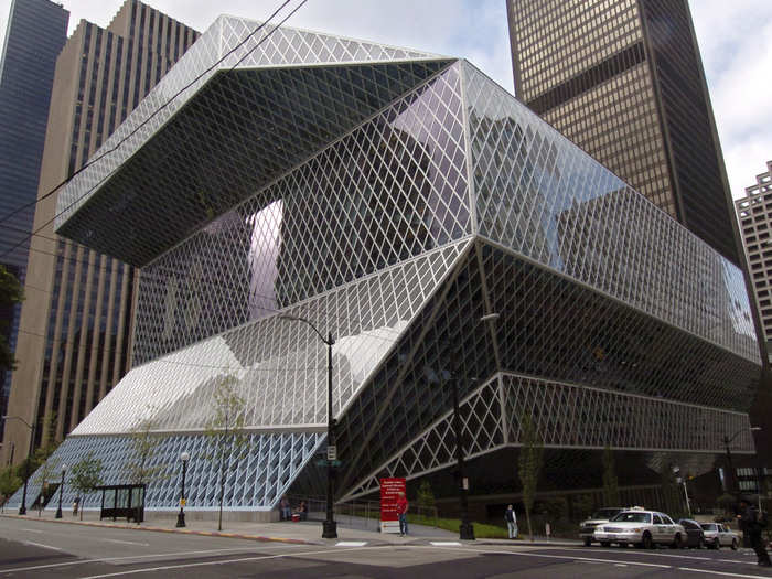 Central Library in Seattle, Washington, USA