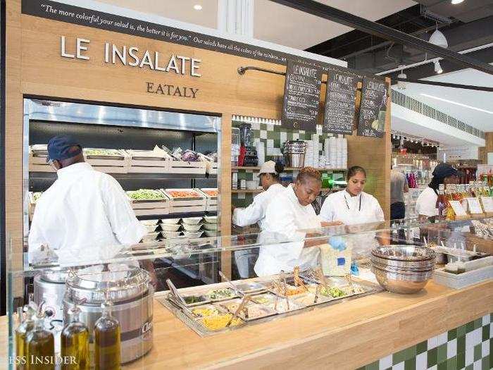 Get a made-to-order salad at Eataly