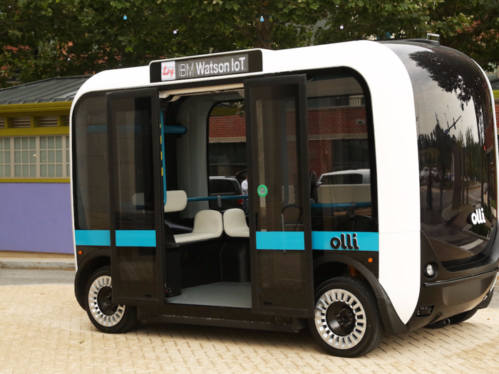 Self-driving shuttles could change public transportation.