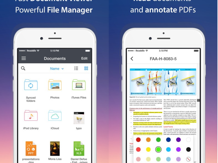 Documents is the ultimate app for accessing all of your files and annotating PDFs.