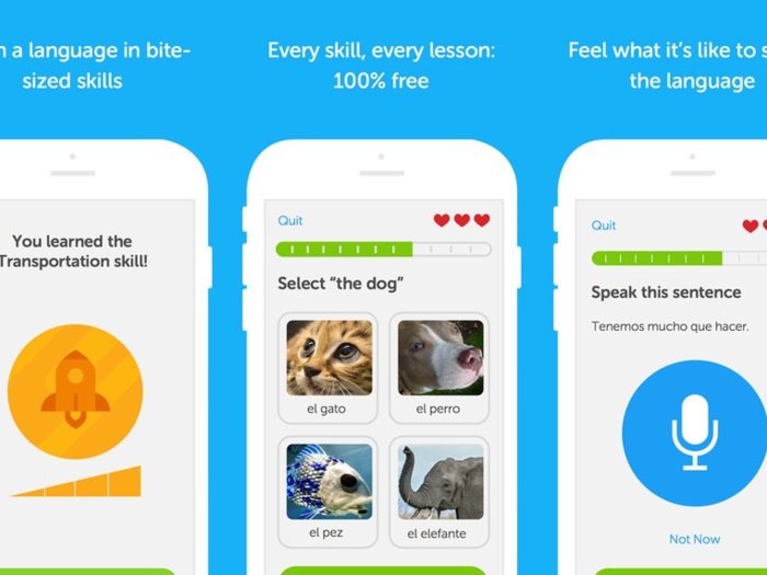 Duolingo will help you learn another language.