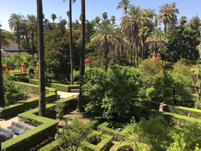 While we were there, the labyrinth was closed for gardening, but you can get lost in the gardens regardless.