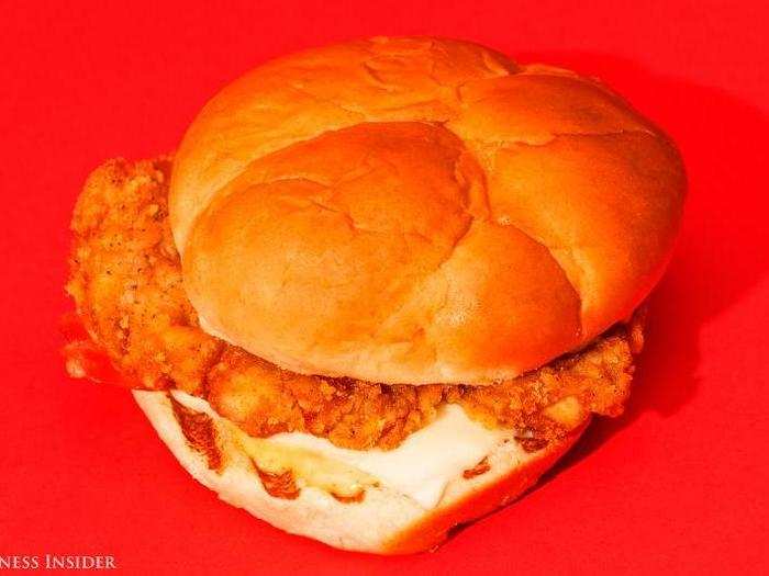 Of all the sandwiches, KFC